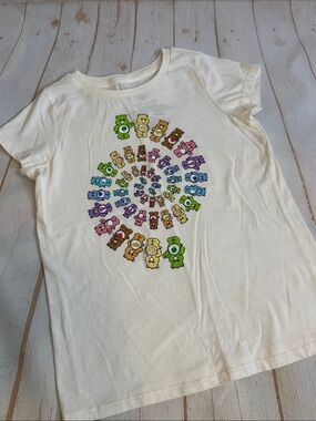 Care Bears Kids Ivory Graphic T-Shirt with Care Bear Spiral
